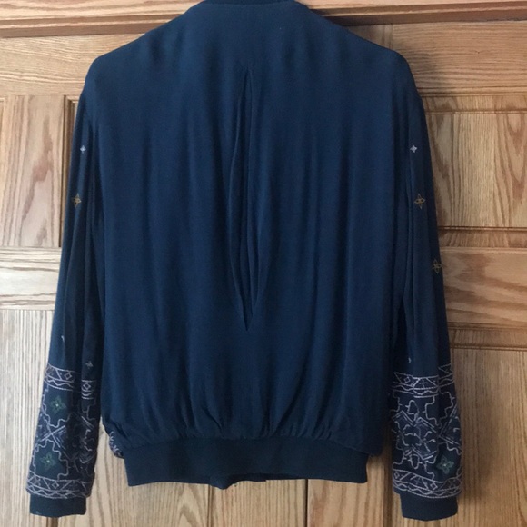 Embroidered bomber jacket - Picture 5 of 8